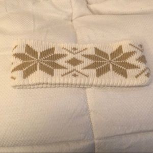 Knitted winter headband